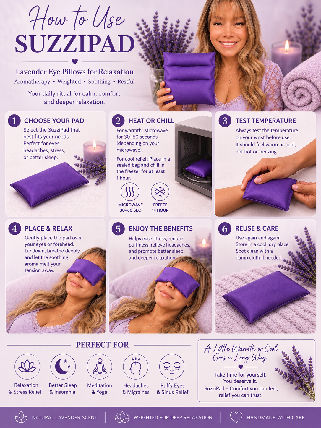 Suzzi Lavender Pads