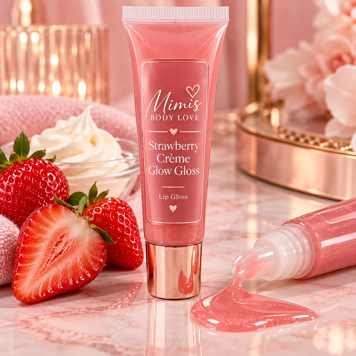 Strawberry Crème Glow Gloss