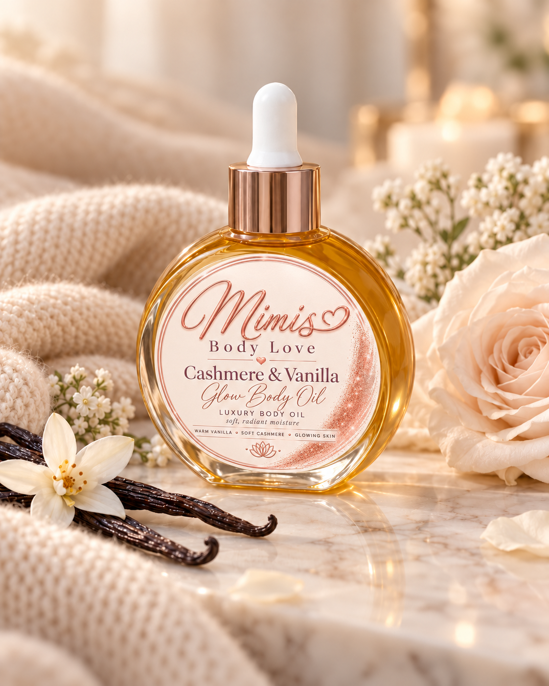 Cashmere & Vanilla Body Oil