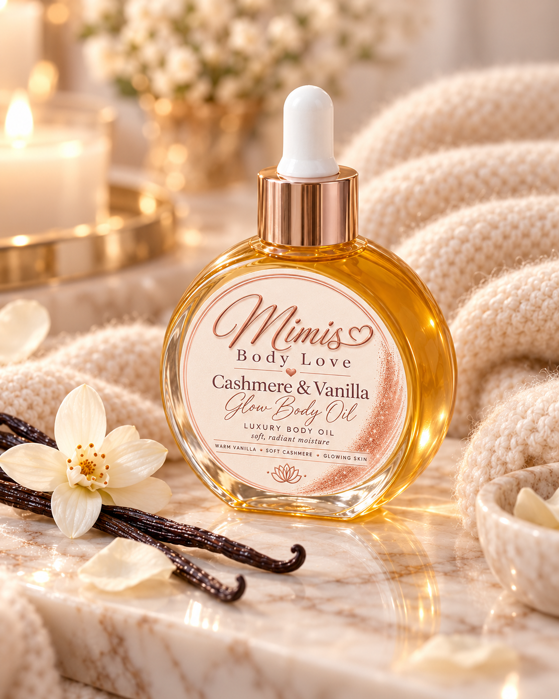 Cashmere & Vanilla Body Oil